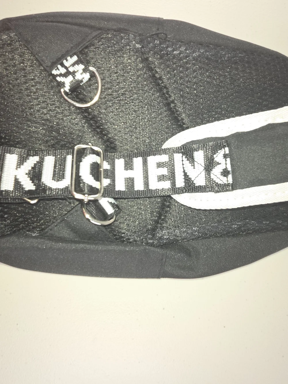 Kuchen & Bag Music Crossbody Backpack Purse Black & White Adjustable Strap